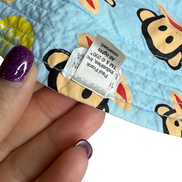 Y2K Reversible Paul Frank Julius the Monkey Bucket Hat - Picture 5 of 5